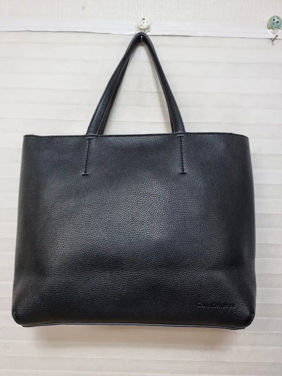 Calvin Klein Leather Shoulder Shopper Bag