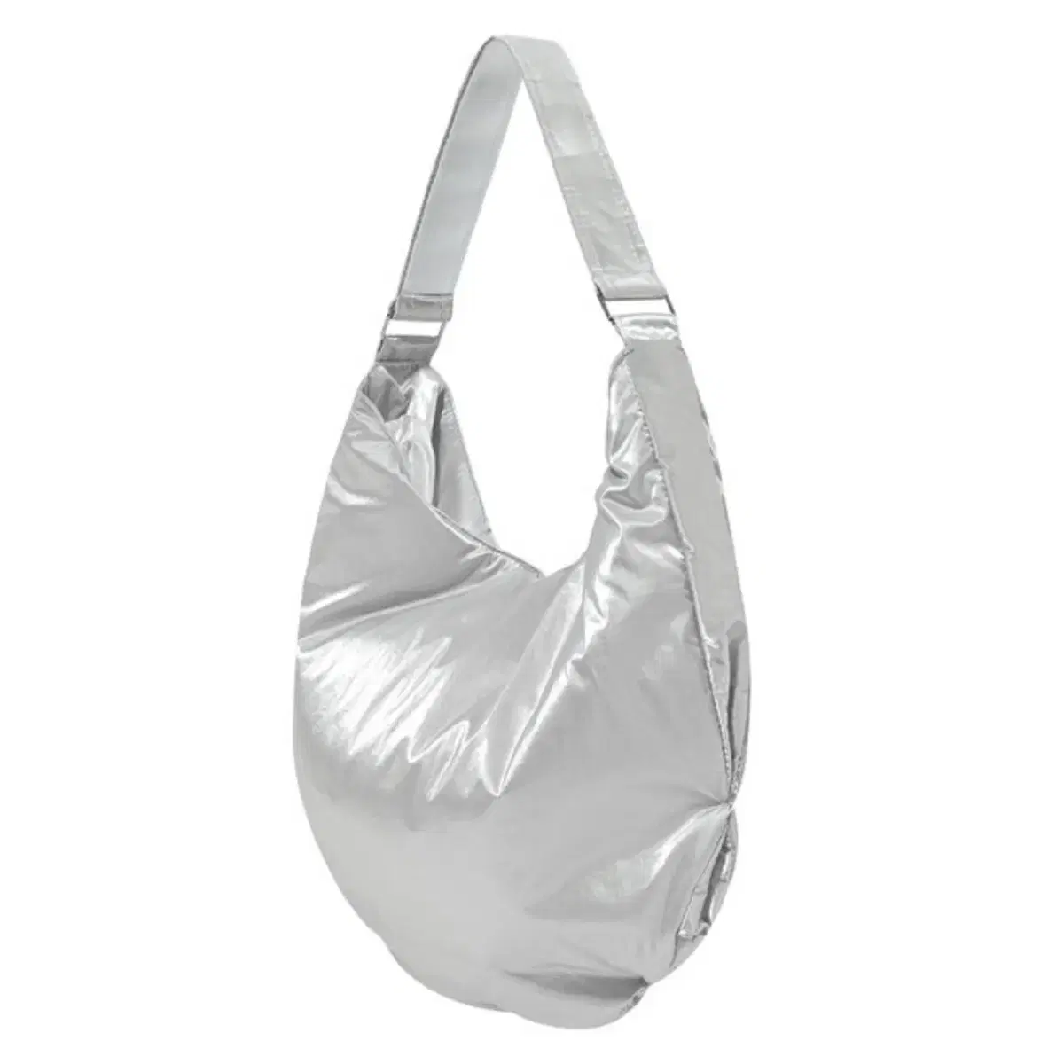 피치바스켓마켓 egg bag (silver)