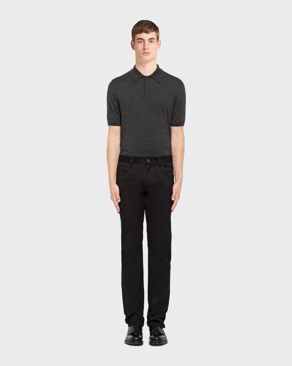 Prada 5-Pocket Stretch Drill jin Black (30)