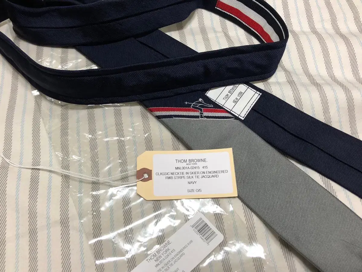 Thom Browne Samsun Ski Silk Tie