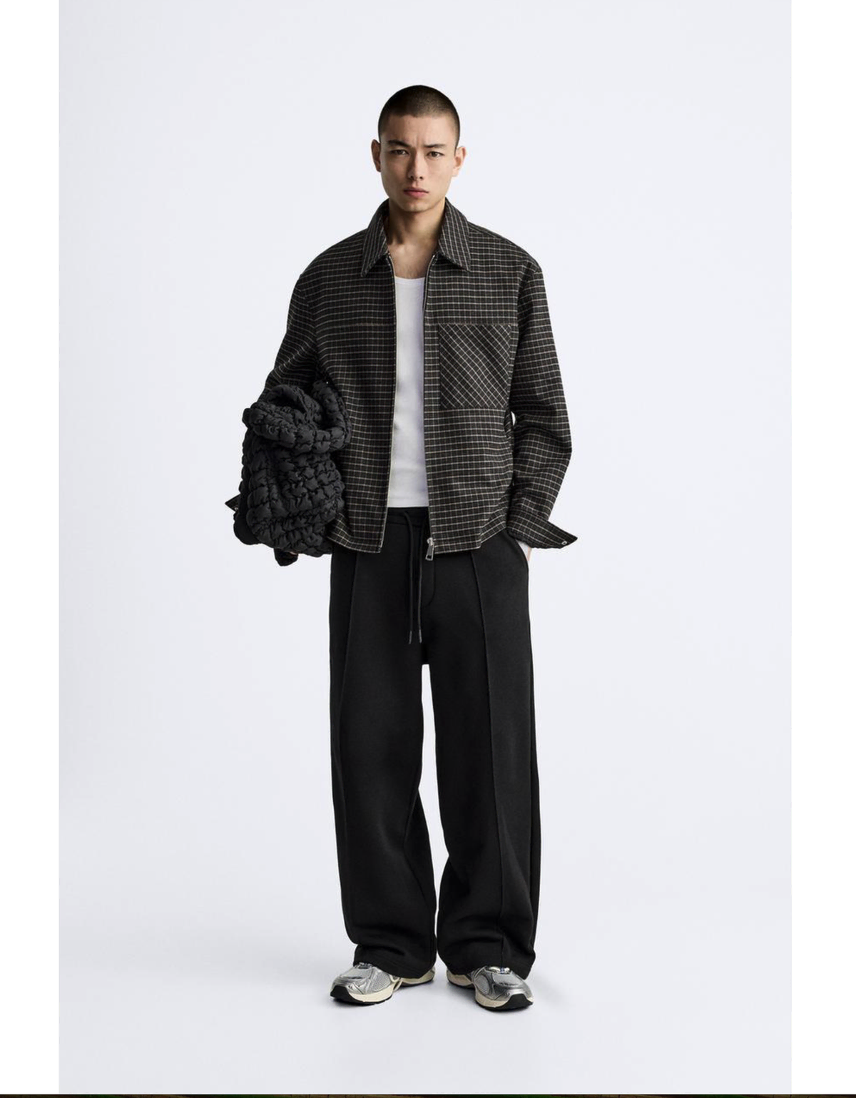 M-XL Zara Stitched Jogger Pants