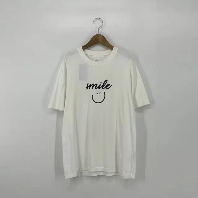 지오다노 프린팅 반팔 티셔츠 (L size / WHITE)