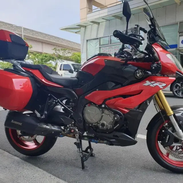 BMW S1000XR 삼박스,블랙아크라 풀시스템 머플러,  풀카본 및 O