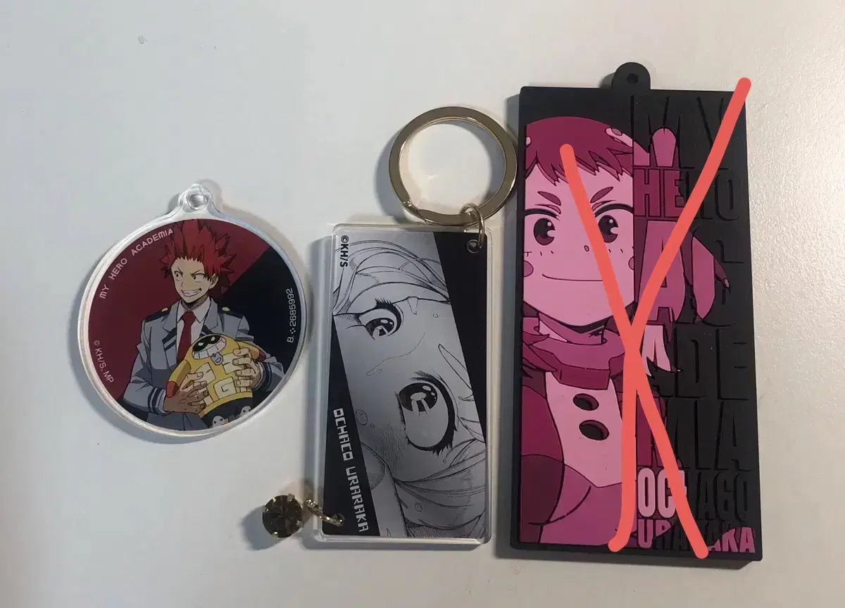 Hiroaka Ochako Kirishima keyring Valentine Kuji Gacha