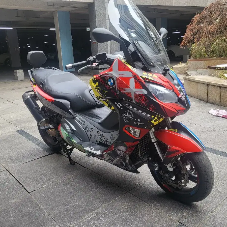 17년식 BMW C650S 조커스킨 팝니다