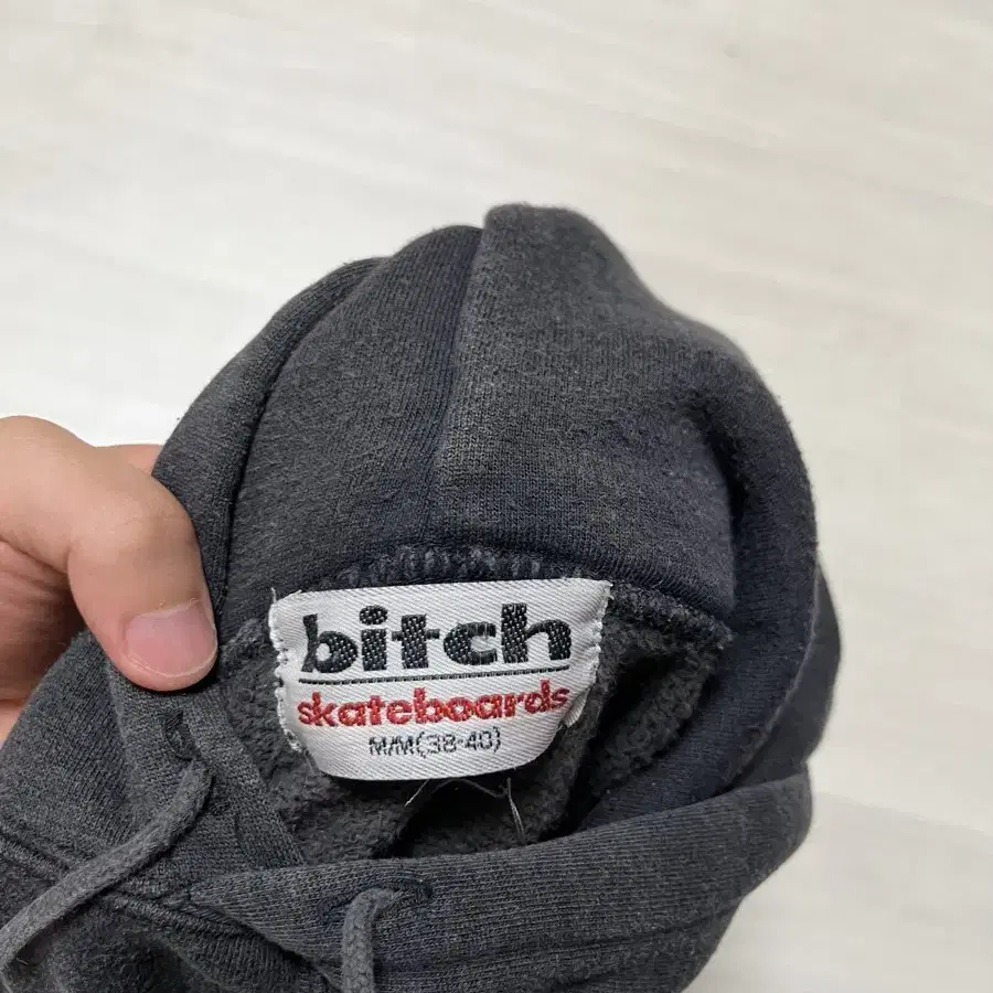 빈티지 비치 스케이트 bitch 래글런 후드티