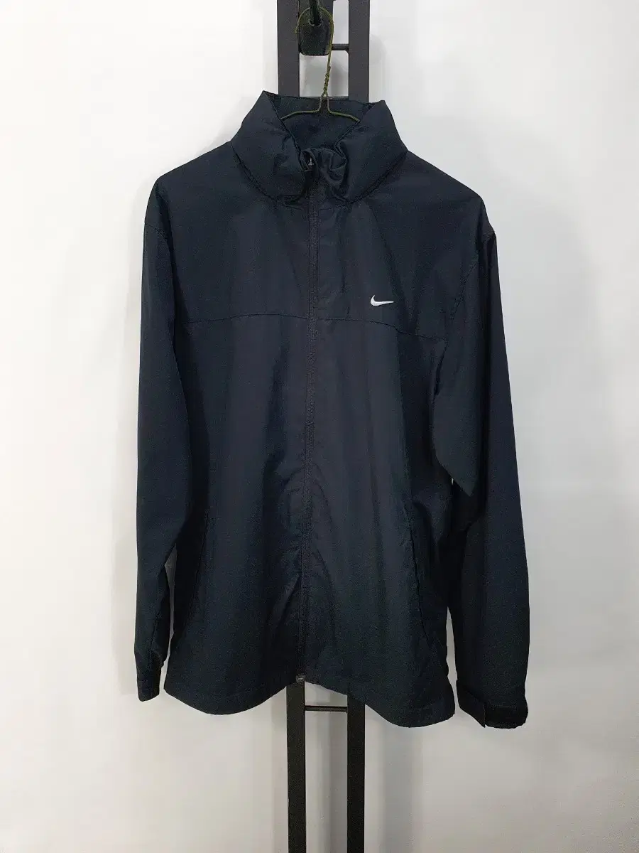 Nike Windbreaker Old School Swoosh Woven Jacket Black 95