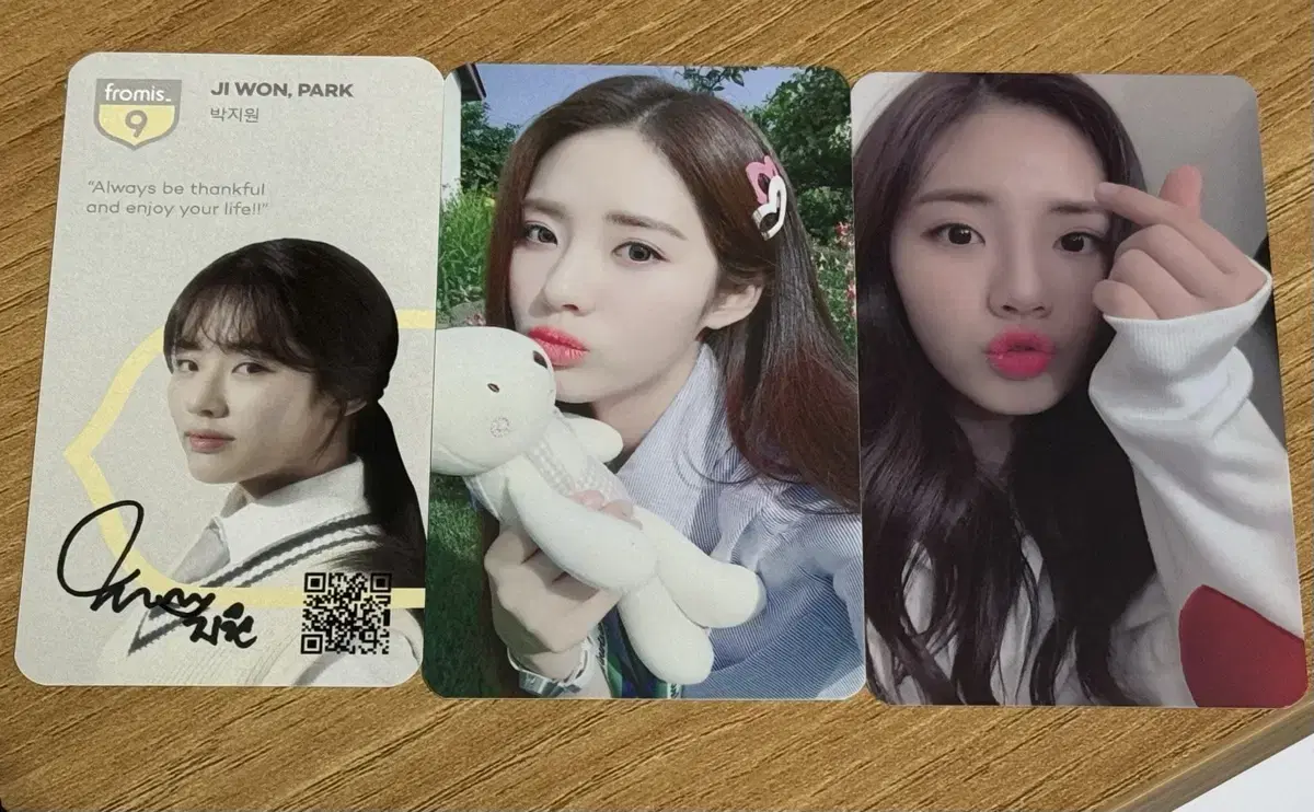 Fromis 9 park jiwon yuri oral appointment photo card