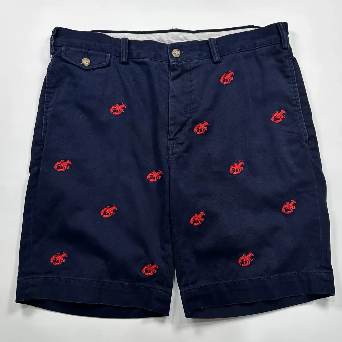 Polo Lobster Embroidered Chino Shorts