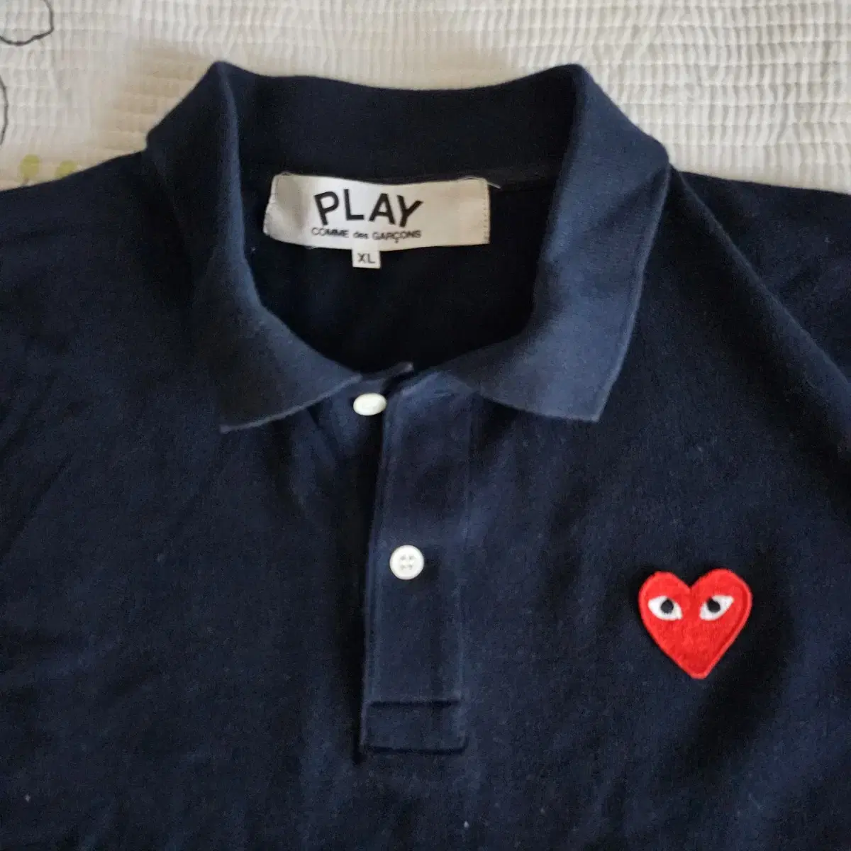 Comme des Garçons Redwaffen short sleeve karati navy XL sells