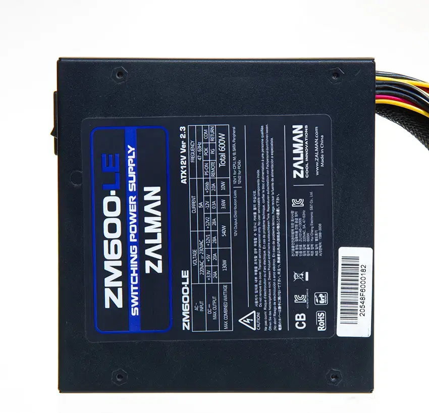 zalman zm600 le 600w정격 파워