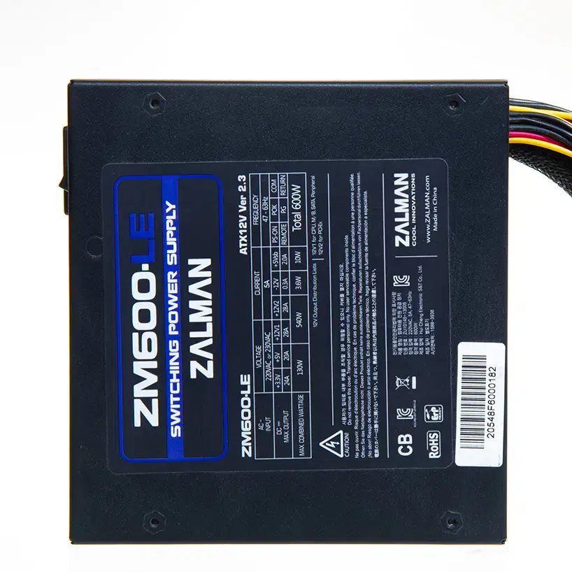 zalman zm600 le 600w정격 파워