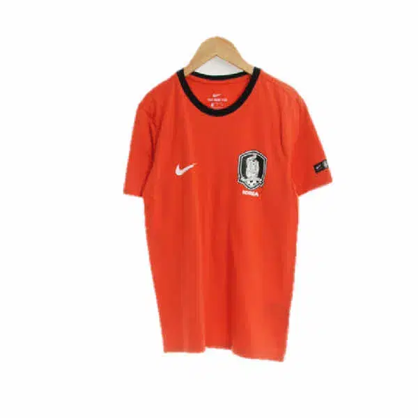 Nike Dark Orange Cotton Round-neck Short-sleeved T-Shirt [90]