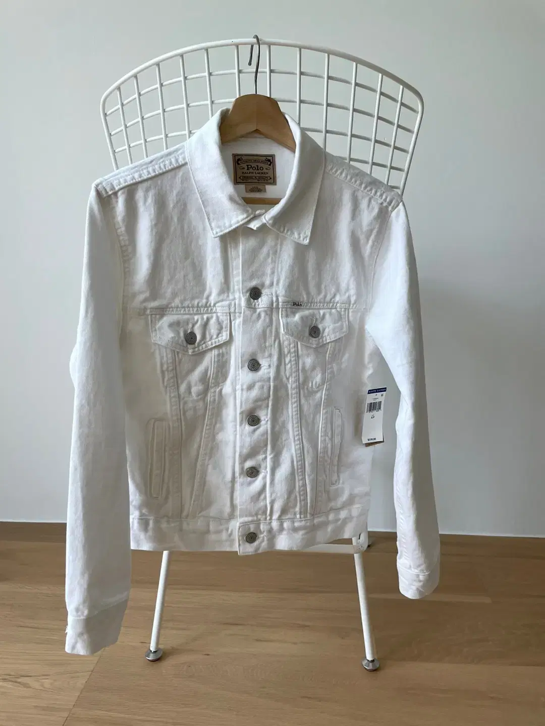 Polo Ralph Lauren Denim Jacket Trekker White S