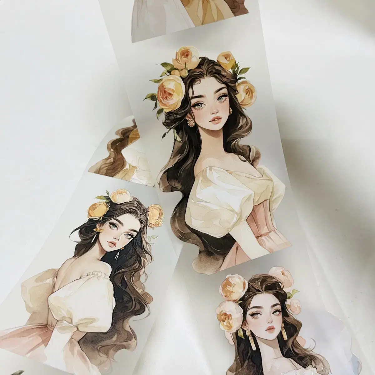 [London Gifties] 런던마테 peach rose 1컷