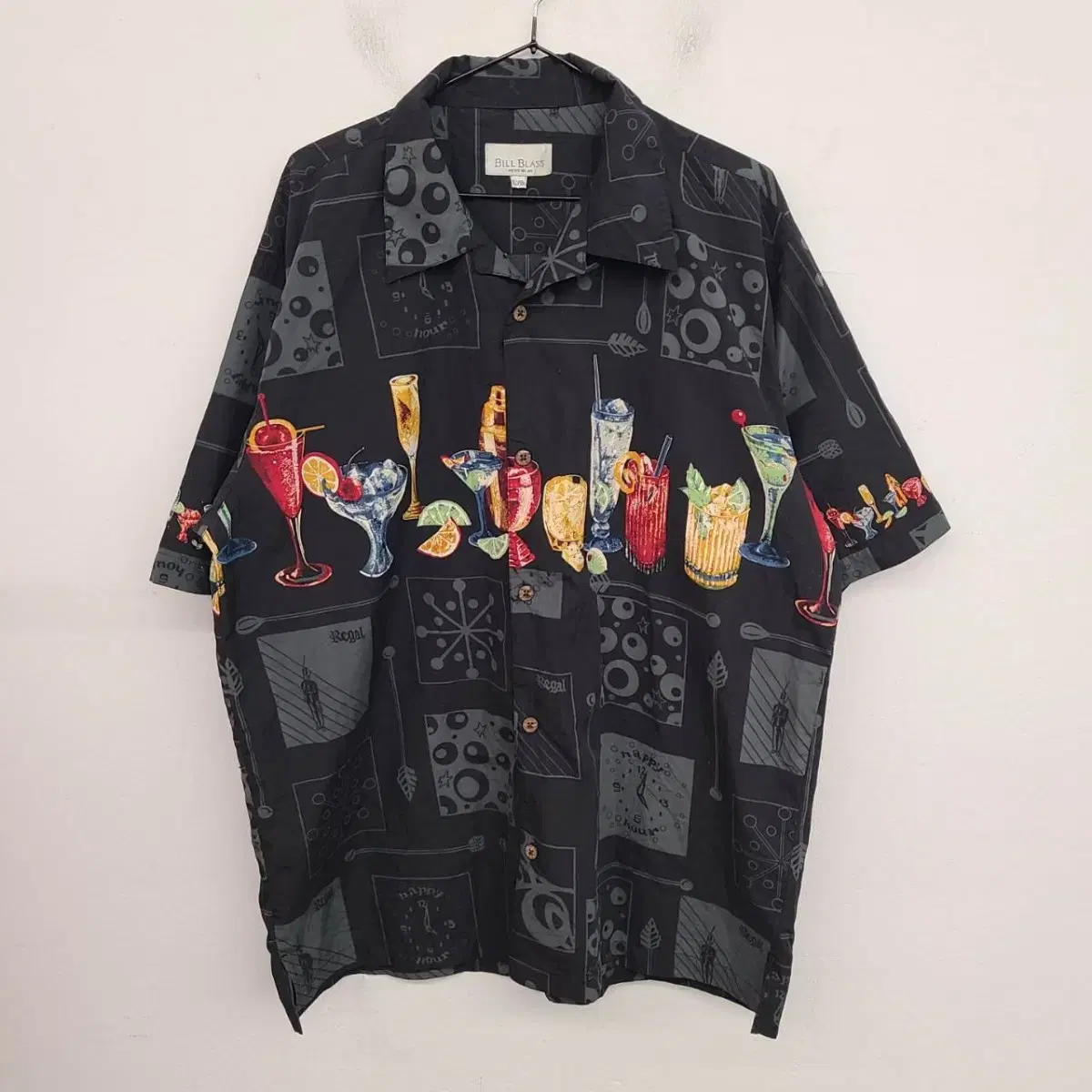 [110/XXL] BILL BLASS Hawaiian Pattern Shirt