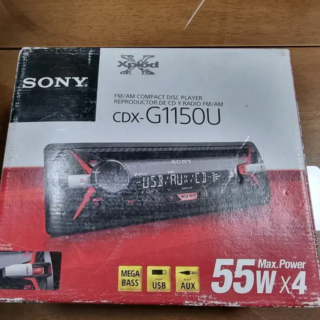 소니카오디오 새상품 택배비포함 cdx-g1150u