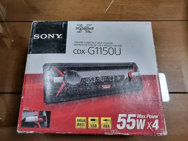 소니카오디오 새상품 택배비포함 cdx-g1150u