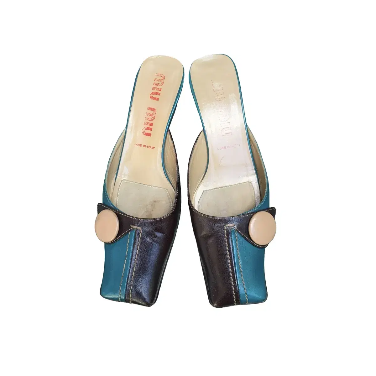 Miumiu 미우미우 90s square toe heel