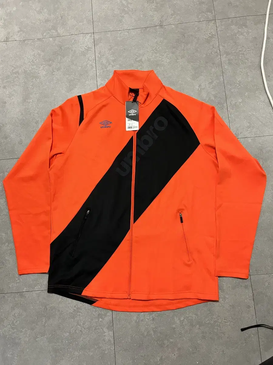 Umbro Orange Vintage Track Top Suit Full Zip Jacket