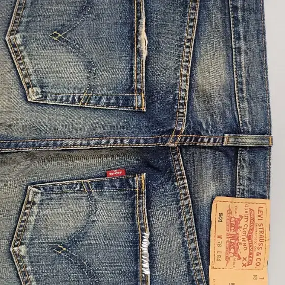 00s 리바이스 501 패치워크 페인팅 리폼 (W30) LEVIS