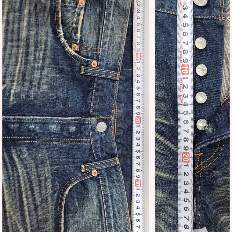 00s 리바이스 501 패치워크 페인팅 리폼 (W30) LEVIS