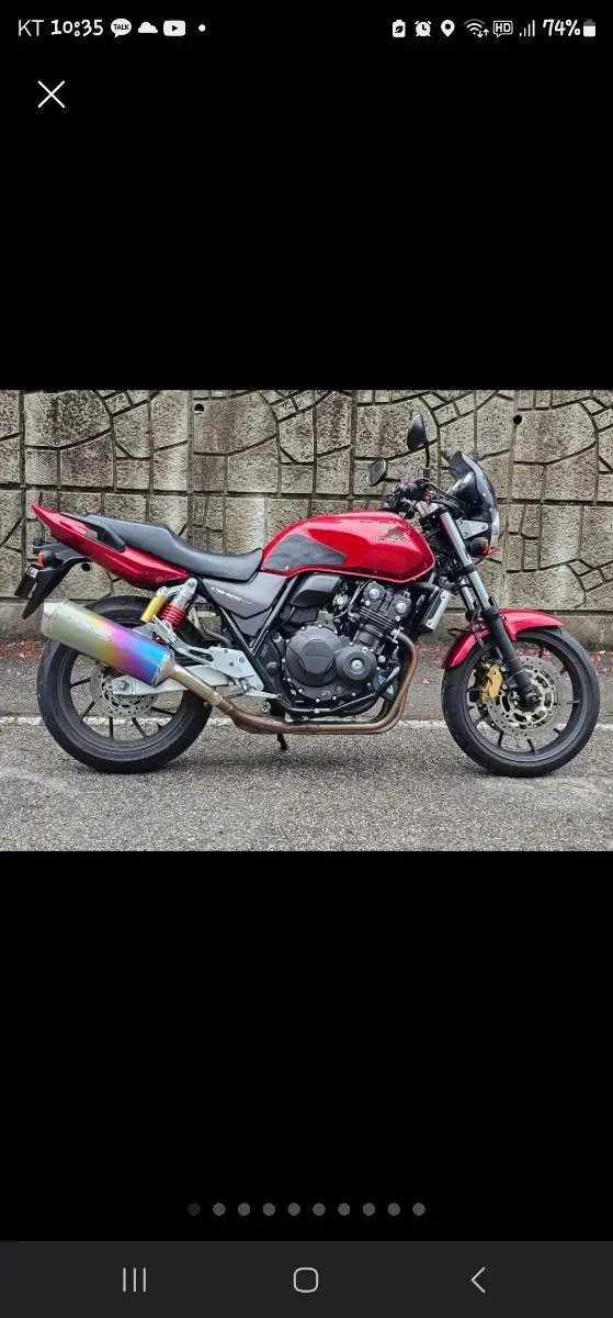 15년식 cb400 vtec 모리와키 슬립온 팝니다.