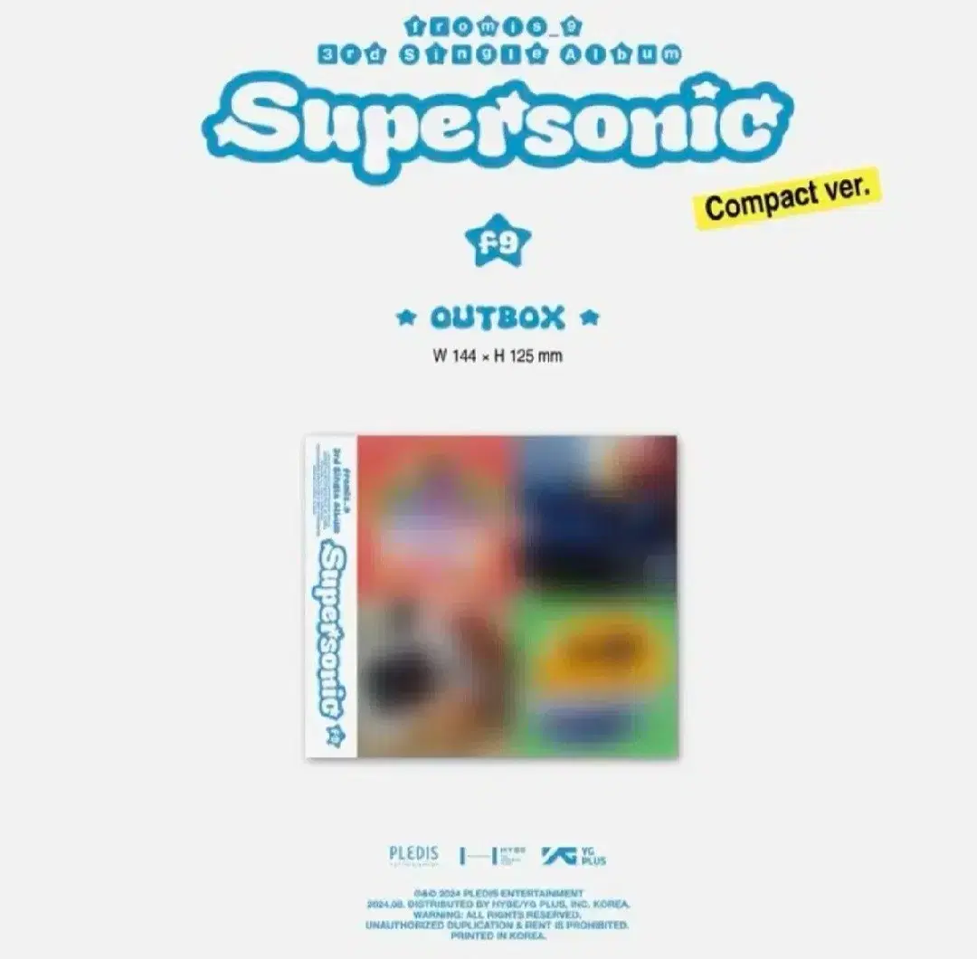 Fromis 9 Supersonic Compact album buncheol Weverse Shop