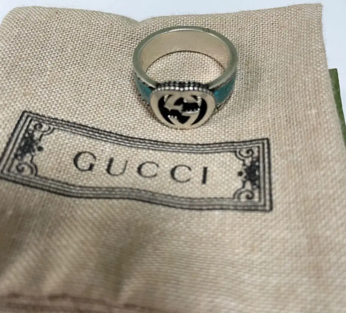 GG Interlocking Rings for Men GUCCI