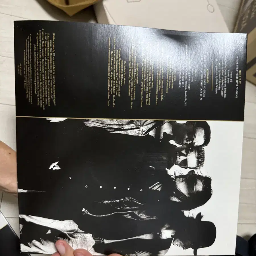 U2 조슈아 트리 투어 기념 LP