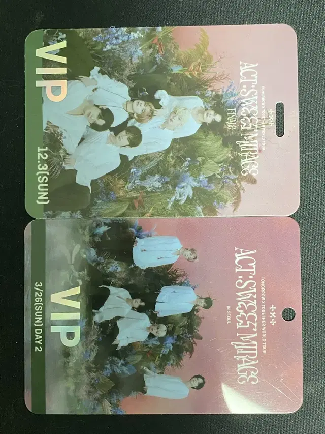 투바투 콘서트 스윗콘 파이널, 앙콘 VIP 입장 목걸이