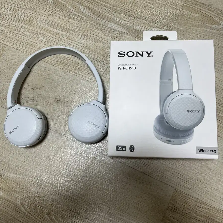 소니 SONY WH-CH510 헤드폰 헤드셋 화이트