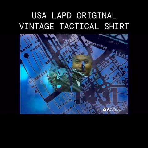 USA  LAPD  FlyingCross 오리지널  택티컬셔츠 100s