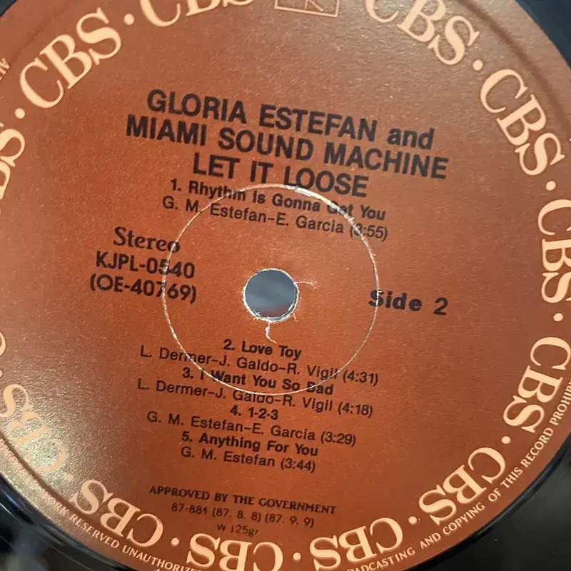 GLORIA ESTEFAN  LP / AA3698