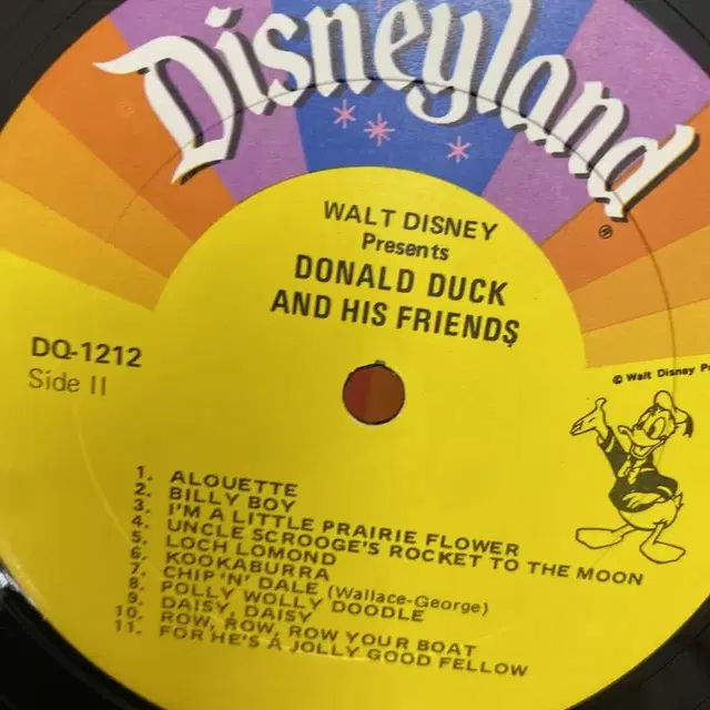 DONALD DUCK AND HIS FRIENDS LP / AA3715