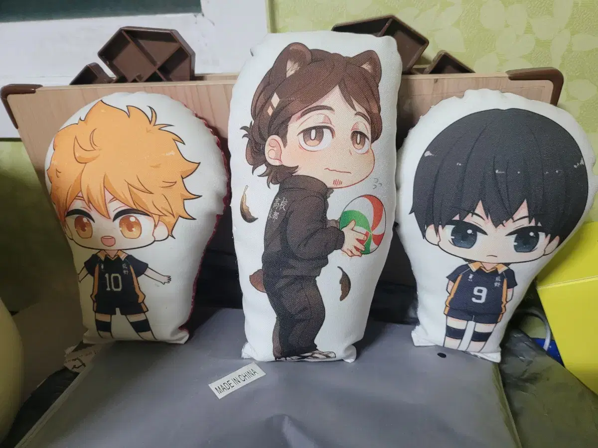 Haikyuu Unofficial Cushion Hinata,Kageyama,Asahi