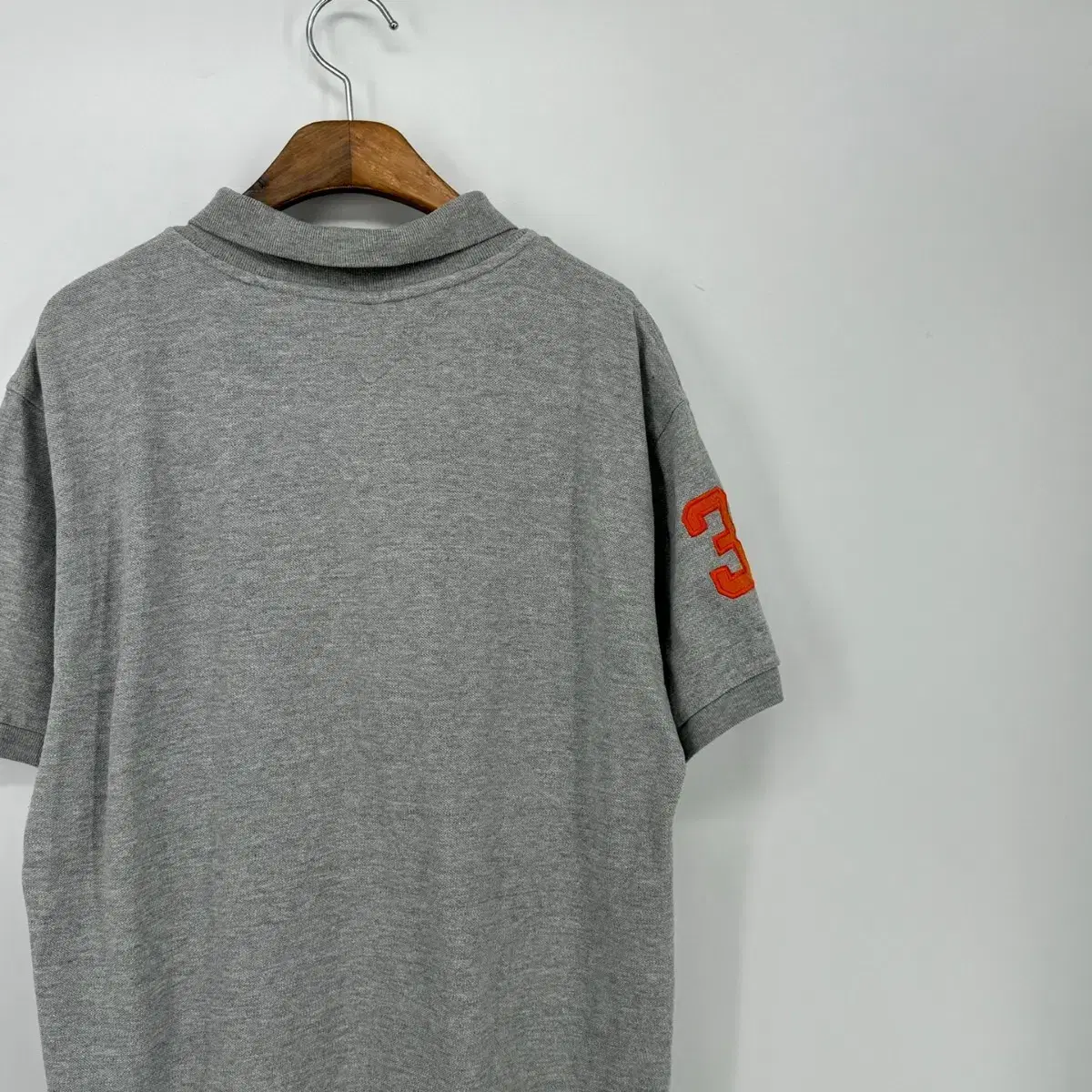 WESC 위에스씨 반팔 카라 티셔츠 (XL size / GRAY)