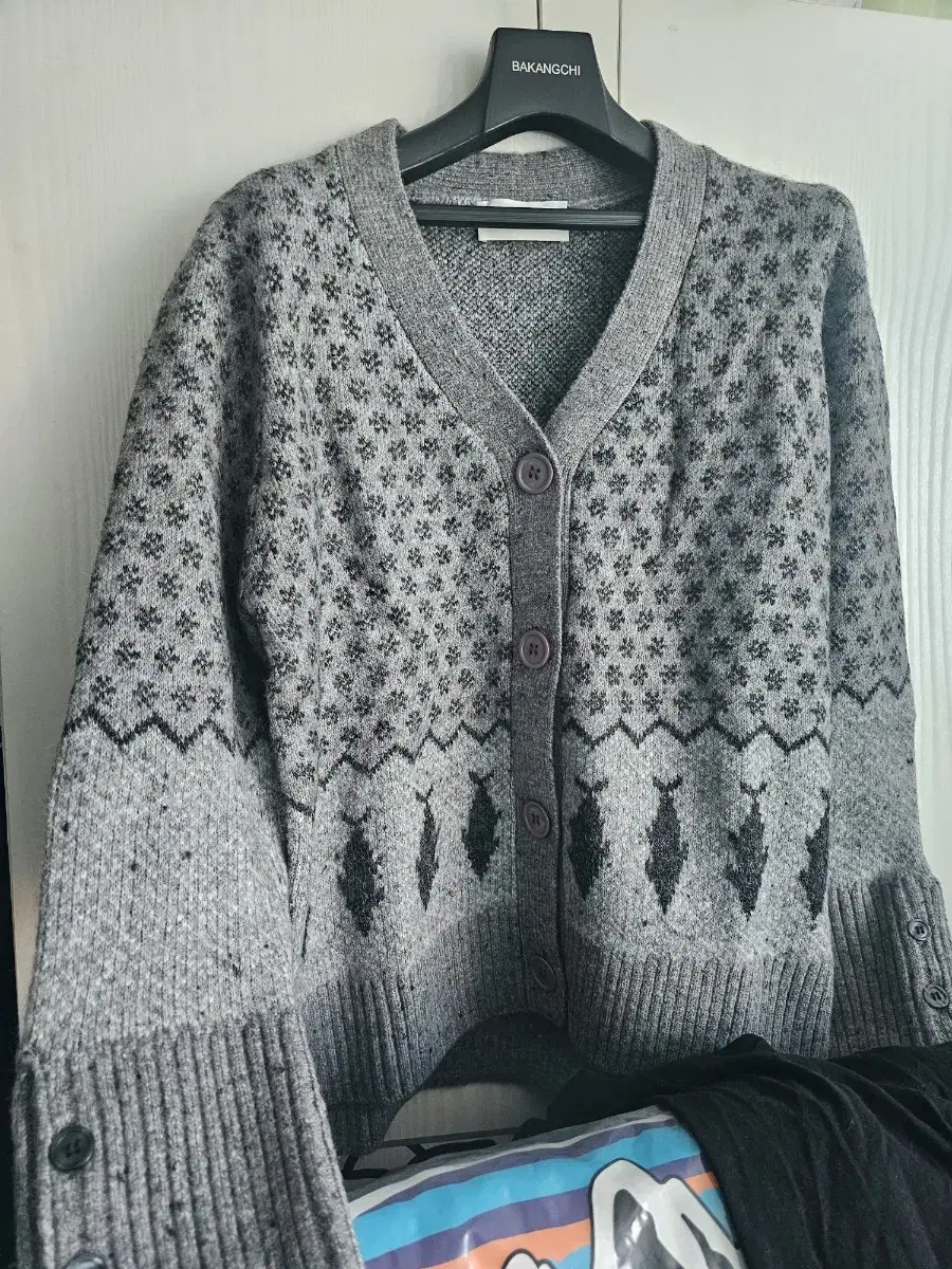 Thom Browne Gray Cardigan