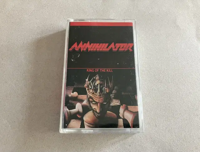 어나이얼레이터 Annihilator 4집 캐나다의 메탈밴드 카세트테이프