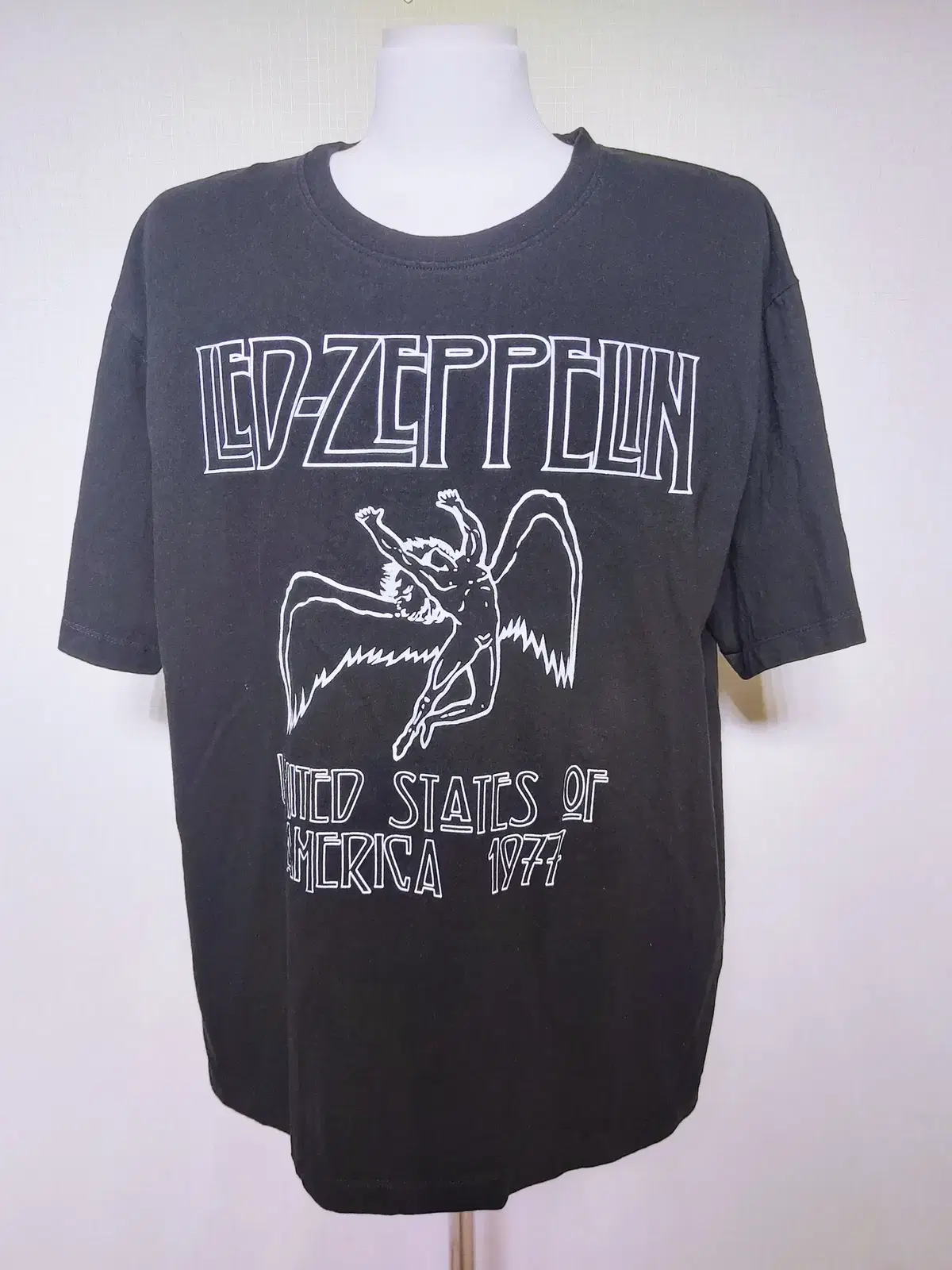 Rockvolution Led Zeppelin Vintage Band Men's T-Shirt Black XXL