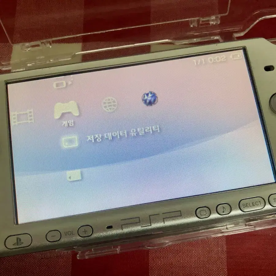 소니 PSP-3005 미스틱 실버 본체(순정)박스풀셋, 메모리카드, 게임