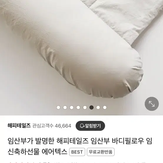 해피테일즈 임산부 바디필로우