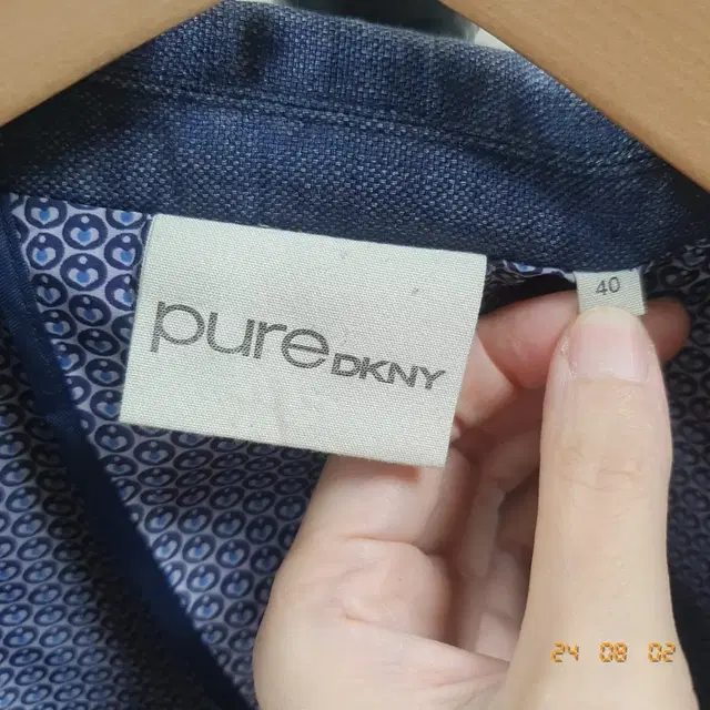 pure DKNY 린넨 자켓 40(데님 컬러)