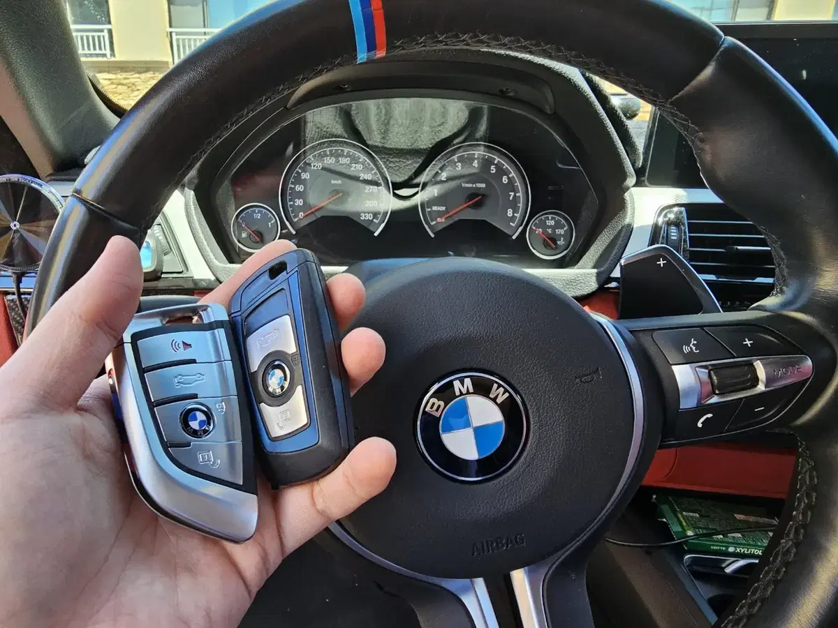 BMW F바디 전모델 시리즈 스페어키로 G바디 칼날 스마트키 추가 제작