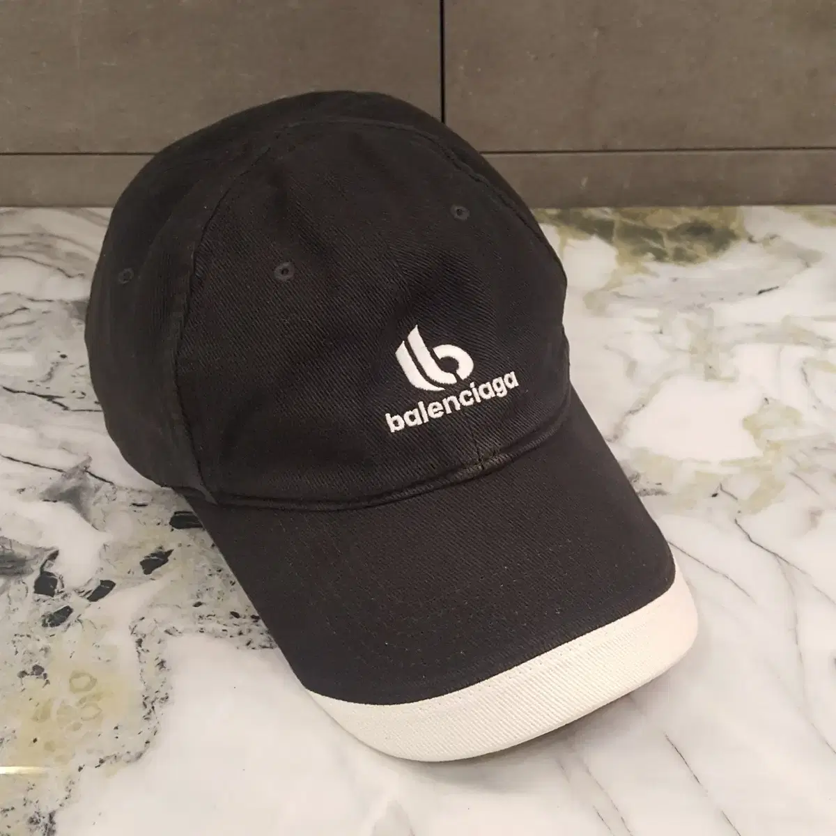 [S-Class] Balenciaga Double B Logo Ball Cap L (59)