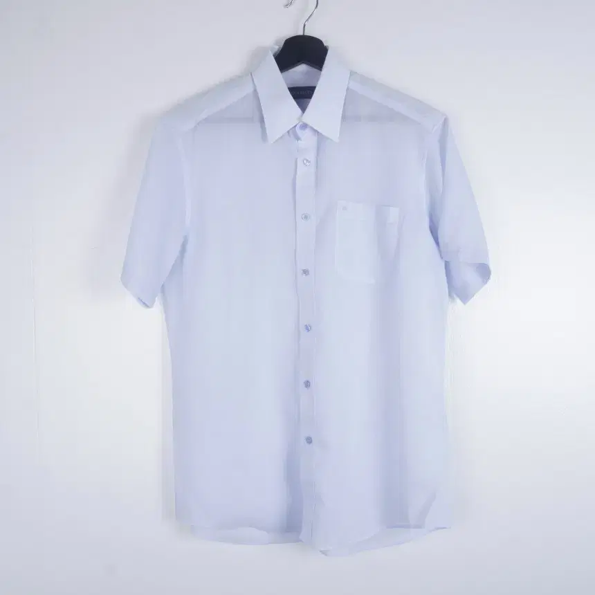 Nina Ricci PocketLogo Sky Slim Formal Short Sleeve Shirt VIA2712