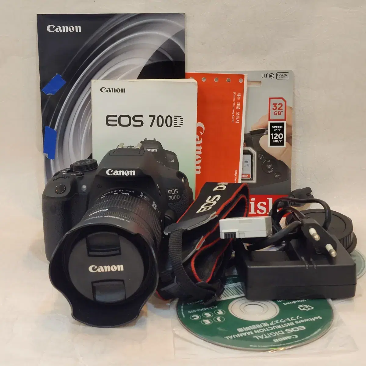 [중고]캐논정품 EOS 700D 18-55mm 번들