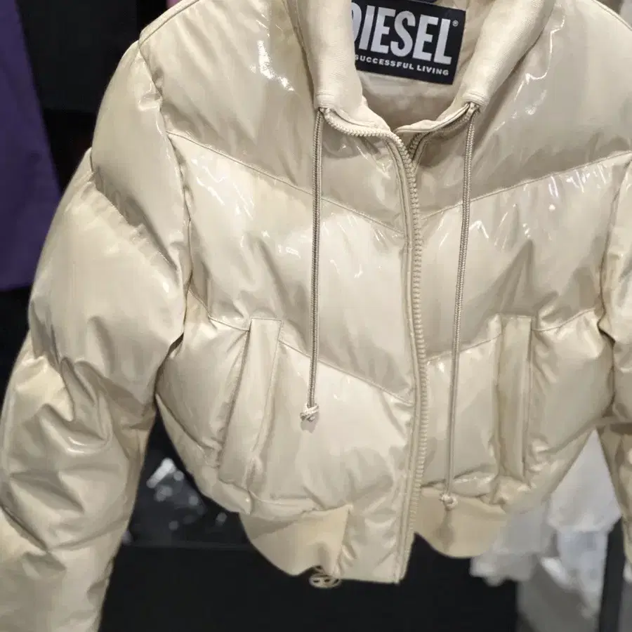 Diesel W-crema down bomber jacket