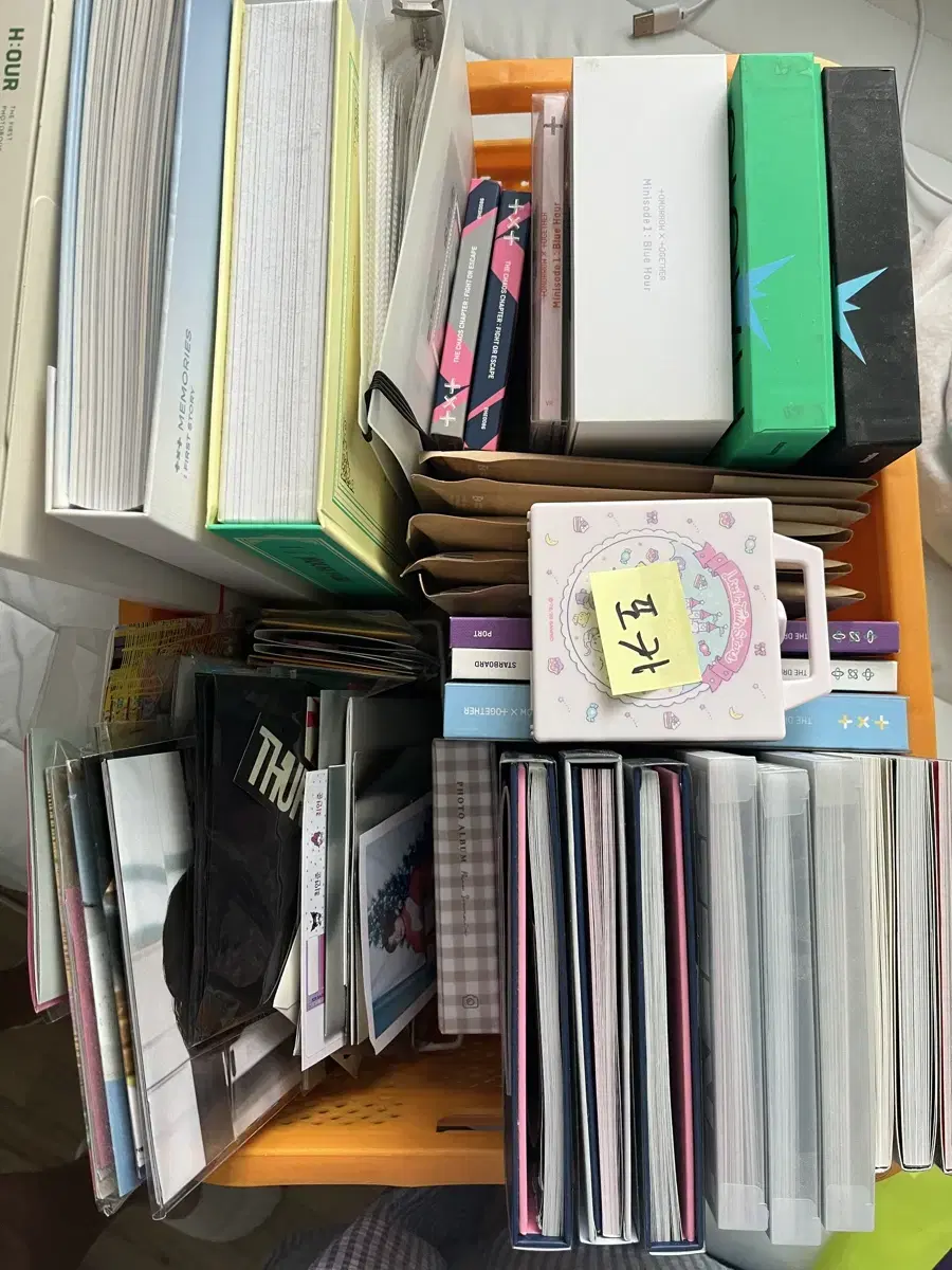 투모로우바이투게더 포카 럭드포함 31장 앨범 각키트풀구성 슬로건 일괄양도