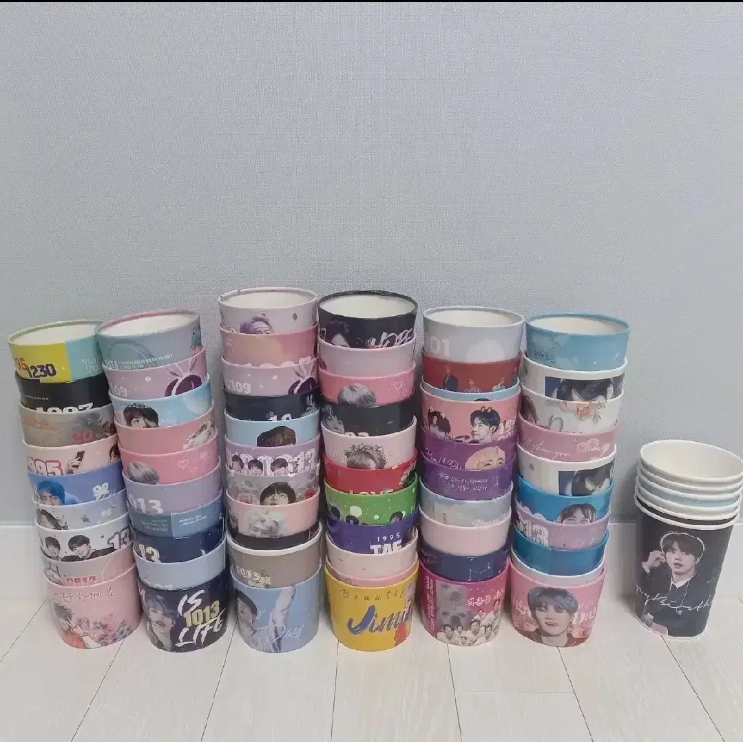 BTS bangtan cupholder disposal